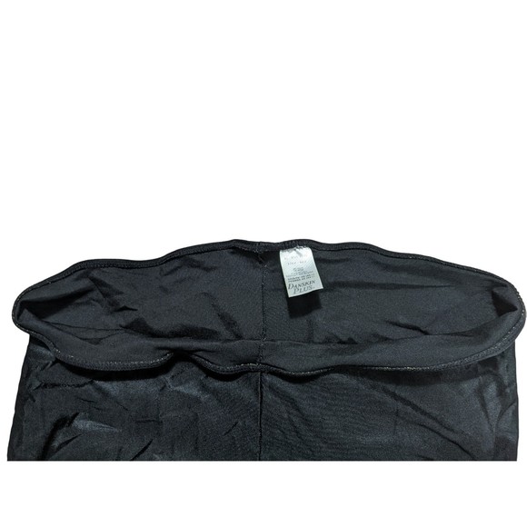 Vintage 80's Danskin Plus 4X Black Nylon Workout Exercise Leggings Pants - Picture 5 of 7